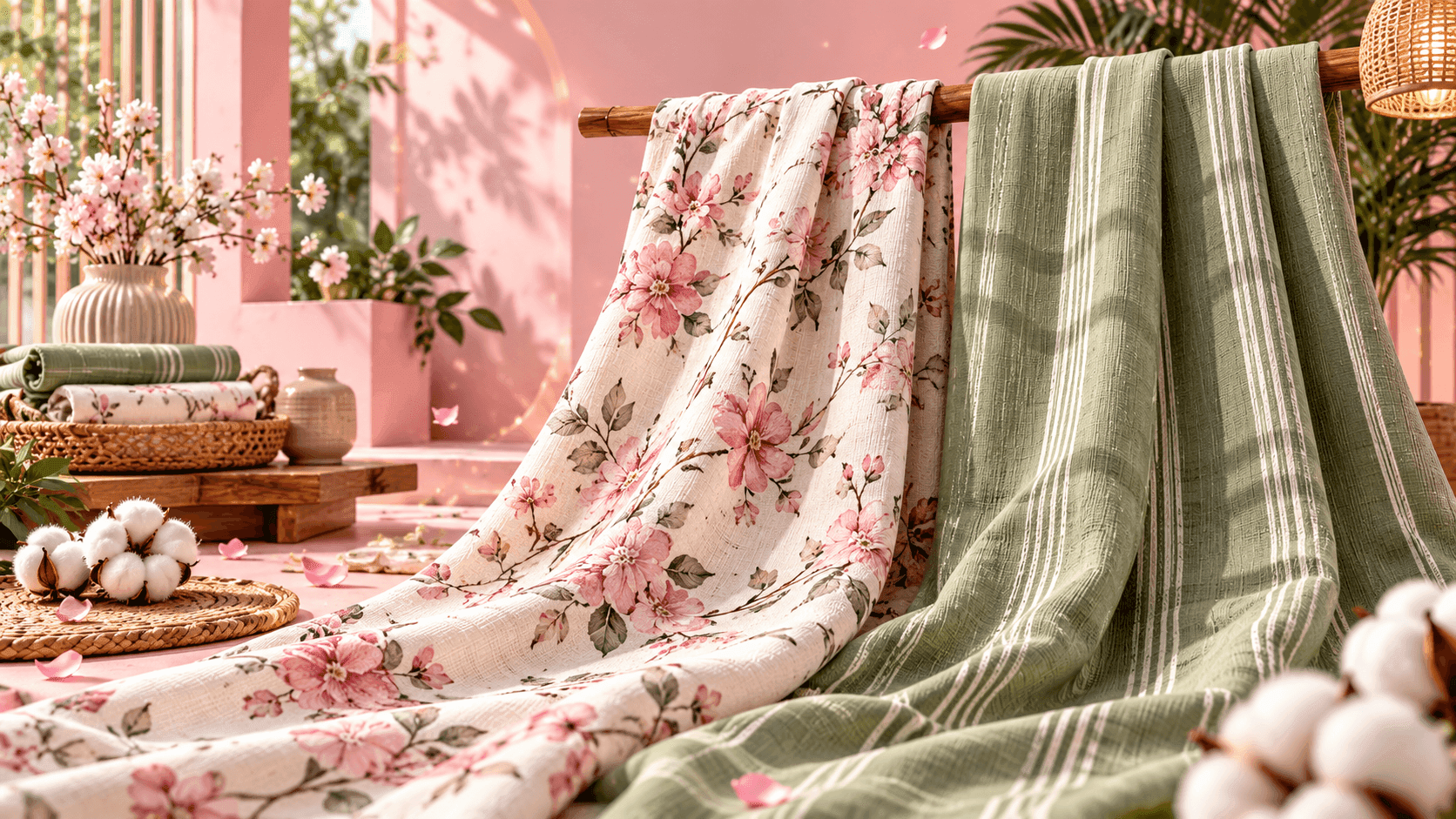 Blush Bloom — Shree Jagdish Fabrics