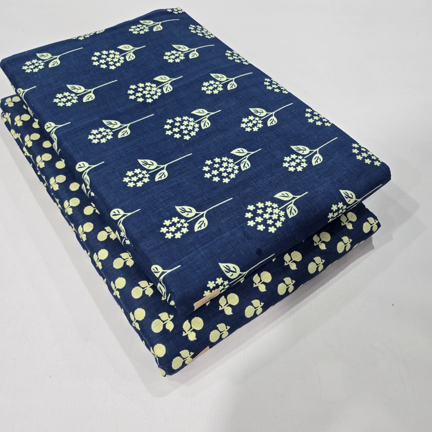 Hydrangea Stem Cotton — Navy