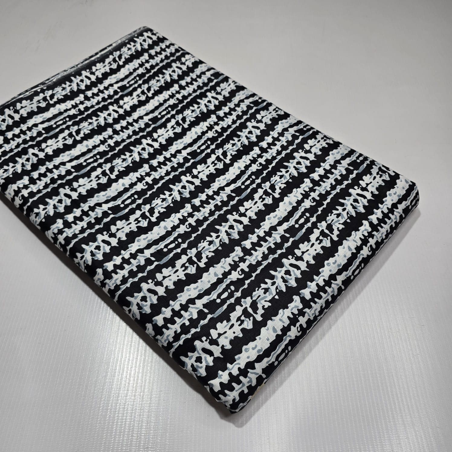 Chainlink Weave Cotton — Noir