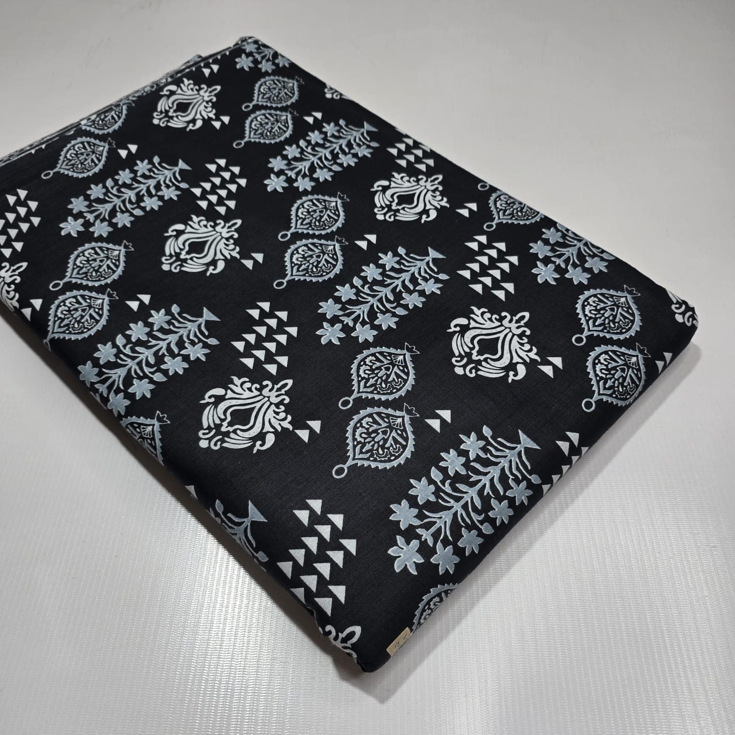 Mixed Motif Cotton — Noir